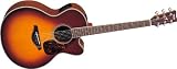 Yamaha FJX720SC Acoustic Electric Guitar, Brown Sunburst