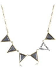 Melanie Auld "Fall Winter 2013" Mini Triangle Pendant Necklace, 15"