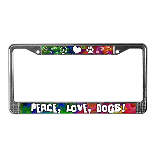 Dog License Plate Frames