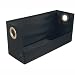Polyester Eyelet DVD Tray - Black by Richards Homewares
