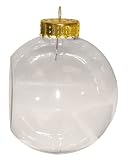 Clear Glass Christmas Ornaments Are Easy To Decorate For A Personal Touch-Projects Included (12 Pcs)