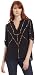 Apparel : Bcbgmaxazria Womens Contrast-Trim Tunic Top