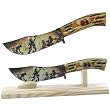 10 inch Fantasy Indian Collector Hunting Knife on Stand