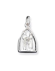 Sterling Silver Wedding Couple Charm