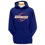 Boise State Broncos Heavyweight Hooded Sweatshirt, Blue