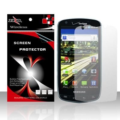 Anti-glare screen protector that helps protect your Samsung Droid Charge 4G LTE