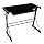 Glass Metal Black Computer Desk