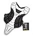 Easton Youth Black Magic Chest Protector, Black/Silver