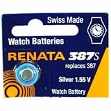 Renata Silver Oxide 387S Watch Battery