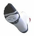 Pro Feet Biking Socken Silver Footie Damen, weiß/rot