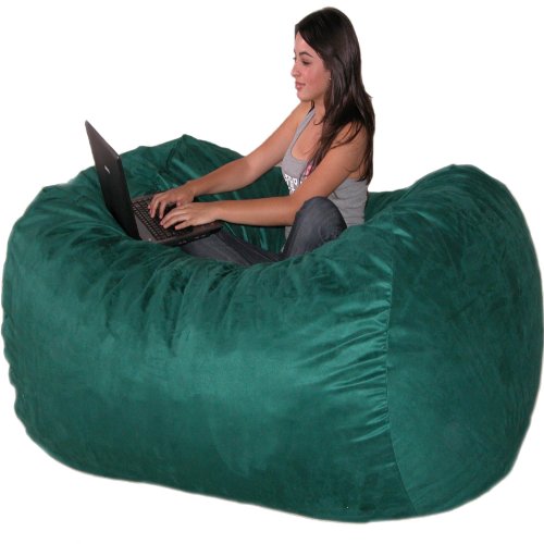 Check Price Cozy Sack 6 Feet Bean Bag Chair Large Hunter