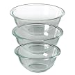 Pyrex Prepware 3-pc. Mixing Bowl Set