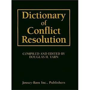 Dictionary of Conflict Resolution Cover Art