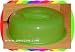 Tupperware Microwave Plate Dome Cover Sheer Green