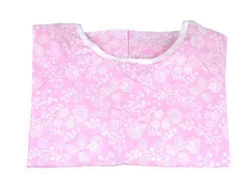 new year Duro-Med Convalescent Gown with Tape Ties Pink FloralB000FZXFZM