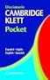 Diccionario Cambridge Klett Pocket Espa�ol-Ingl�s/English-Spanish (English and Spanish Edition)