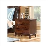 Najarian Furniture BDVAL2NSW Valerie Nightstand in Walnut