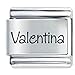 Jewelry : Name Valentina Italian Charms Bracelet Link