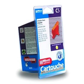 Cartouche d'encre compatible Canon C5 - Jaune