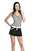 MiYang Women's One Piece Stripes Skirted Slim Swimsuit Bathing Swimwear