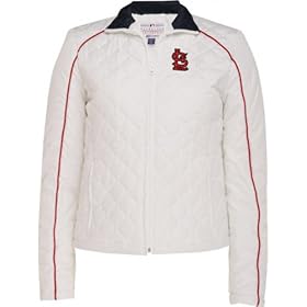 St. Louis Cardinals -Women's- White Quilted Jacket