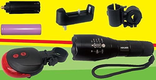 Bicycle Headlight Flashlight Super Bright 900 Lumens Cree T6 FREE Taillight Included Easy Installation Quick Release for Safety No Tools Needed Safe Riding Day or Night Samsung Rechargeable Battery Bike Light