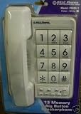 Northwestern Bell 20600-1B Big Button Corded Phone with Visual Ring