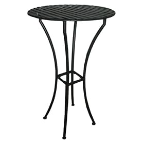 PTC Home and Garden Folding Bar Table, Pewter by PTC