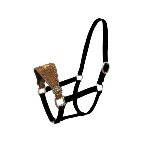 Leather Nose Tooled Halter