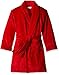 Komar Kids Boys' Velvet Fleece Solid Red Robe
