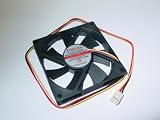 Evercool 80x15mm Med Speed Single Ball Bearing Fan # EC8015M12CA.