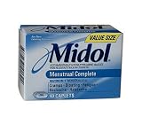 Midol Maximum Strength Menstrual Complete Caplets, 40-Count Boxes (Pack of 3)
