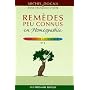 Remèdes peu connus en Homéopathie