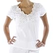 Gilligan & OMalley® Eyelet Tee - White