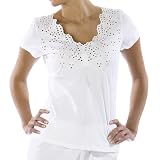 Gilligan & OMalley® Eyelet Tee - White