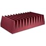 Auralex 12VEN24BUR Venus Bass Traps in Bungundy; 2- 2'x4'x12 Panels