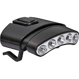 Cyclops CYC-HCDT-WR Tilt White/Green LED Hat Clip Light, Black