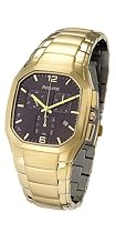 Accurist MB714BR Gents Gold Plated Bracelet Chronograph Watch
