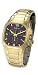 Accurist MB714BR Gents Gold Plated Bracelet Chronograph Watch