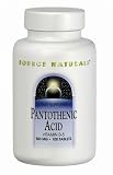 Source Naturals Pantothenic Acid 500mg 100 Tabs from Source Naturals