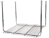 HyLoft 42-by-42-Inch Heavy Duty 30 Cubic Feet Ceiling Storage Unit, Chrome #842