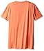 adidas Big Girls' 2-Tone V-neck Climate Tee, Sun Glow/Black, Large/14