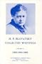Collected Writings of H. P. Blavatsky, Vol. 6 (1883-1885)
