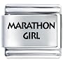 Marathon Girl Italian Charms Bracelet Link Marathon Girl Italian Charms Bracelet Link