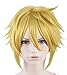 Xcoser Handsome Short Yellow Link Cosplay Wig for 2015 Halloween