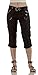 Classic Designs Womens Stretch Poplin Cargo Capri with Woven Belt (S-3X)