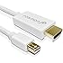 Fosmon Mini DisplayPort (MiniDP/mDP) to HDMI Adapter Cable for Apple MacBook, MacBook Pro, MacBook Air (1.8M / 6 Feet)