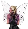 NEW Gothic Organza Jewelled Butterfly WIngs