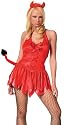 Naughty Devil - Womens Sexy Devil Halloween Costume Lingerie Outfits
