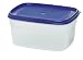 EMSA SUPERLINE 2104174400 Frischhalteschale, eckig, 1,7 L transparent/blau